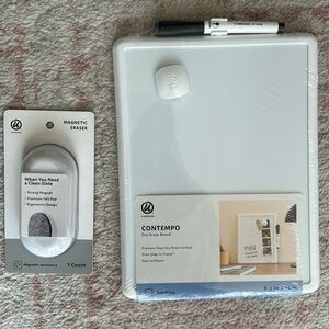 Dry Erase Board with Magnetic Eraser